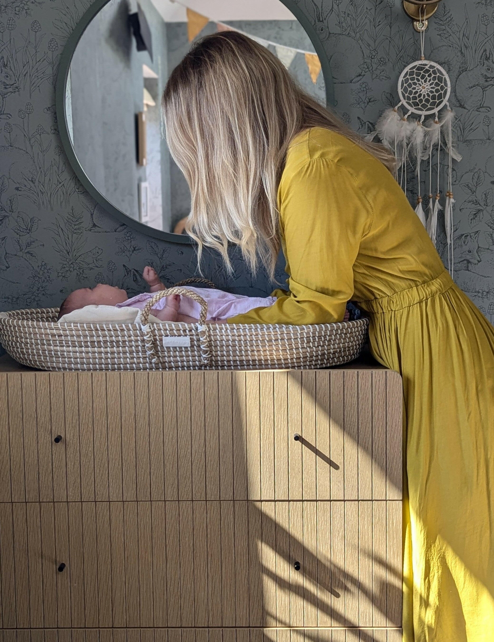 baby changing station